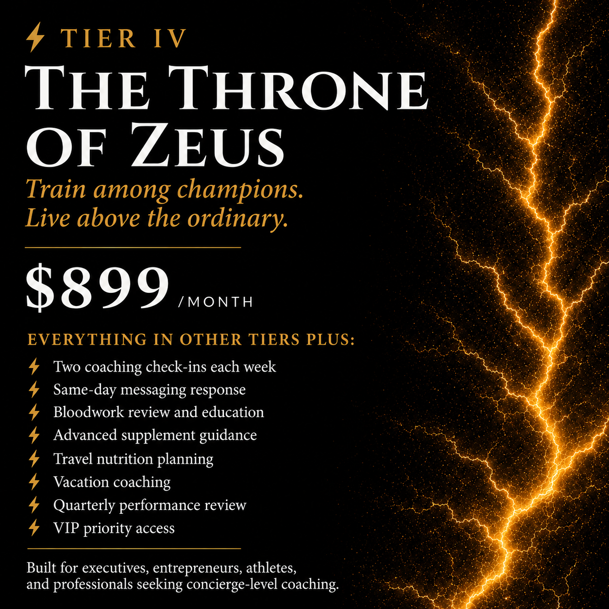 Tier IV | The Throne Of Zeus