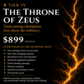 Tier IV | The Throne Of Zeus